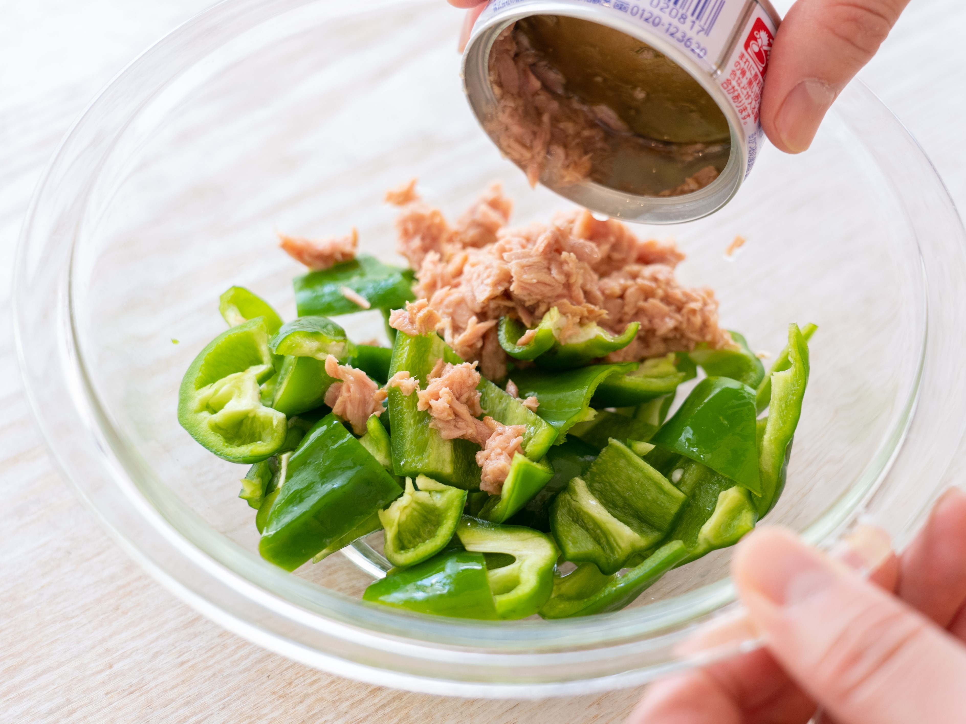 かつお節香る 焼きピーマン