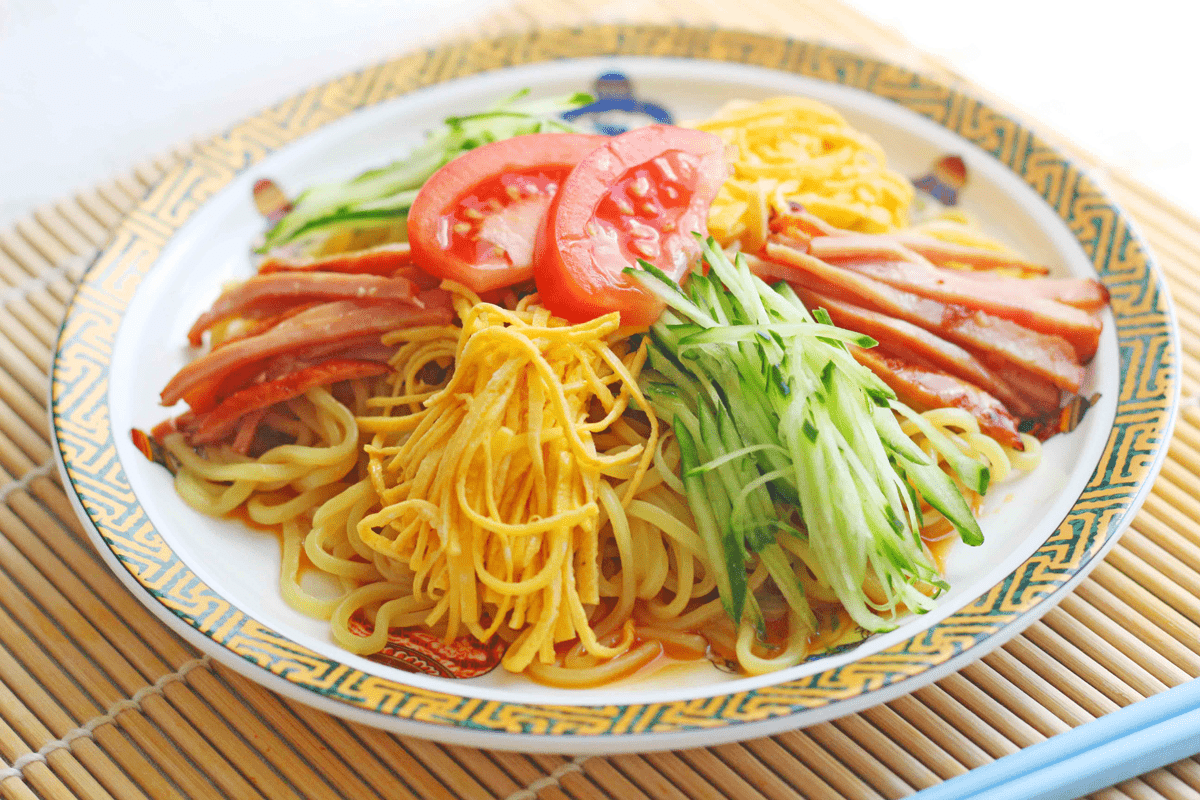 冷やし中華風そうめんとタレの作り方