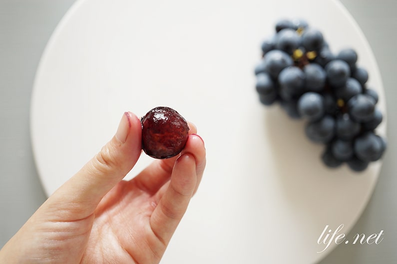 巨峰の湯むきダイエー食の情報