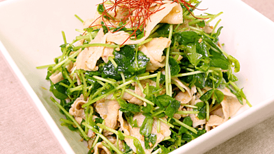 豚肉のおろし大根ソース