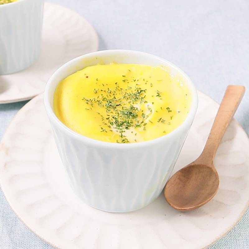 とうもろこしの冷製茶碗蒸し