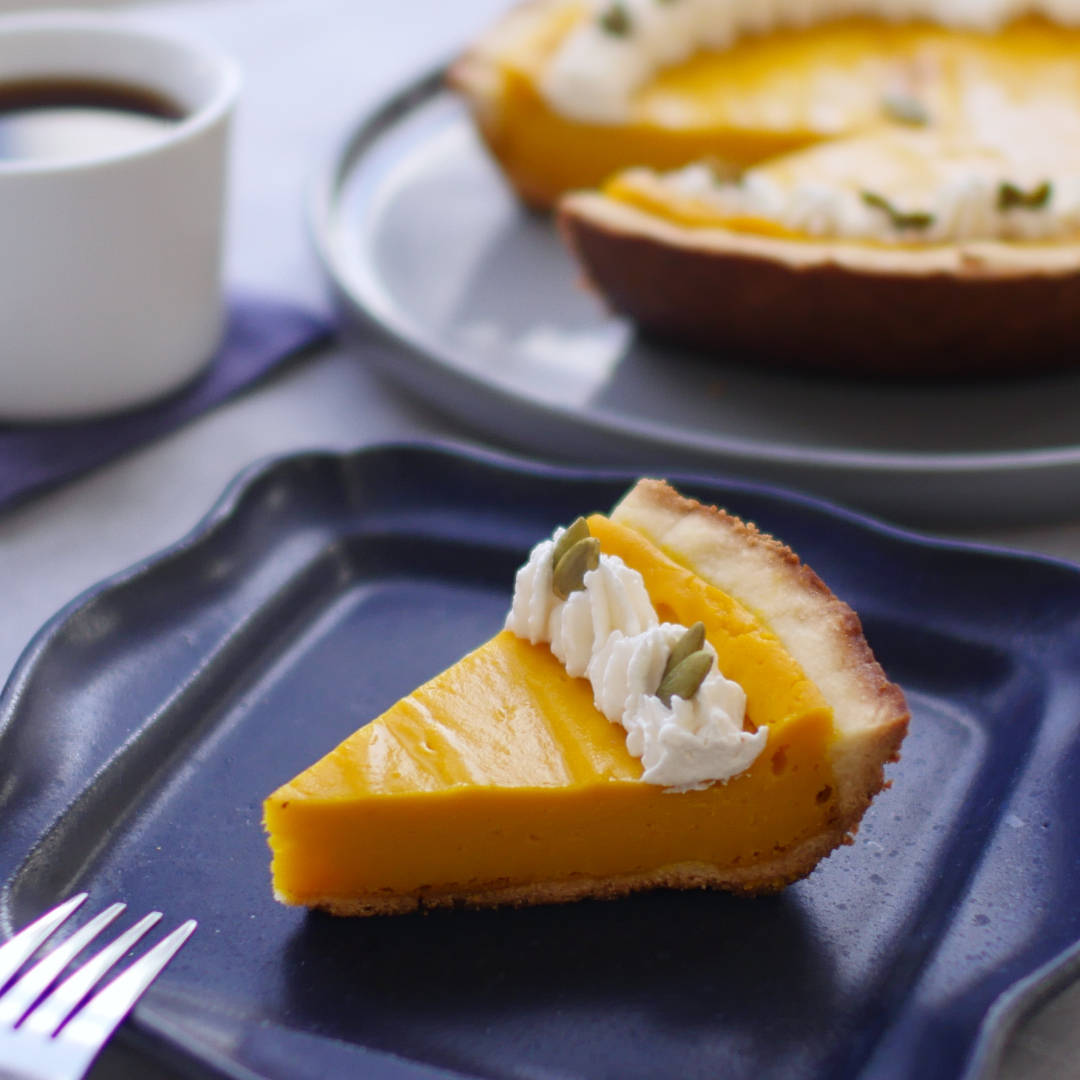 乳製品・卵不使用 かぼちゃのプリンタルト