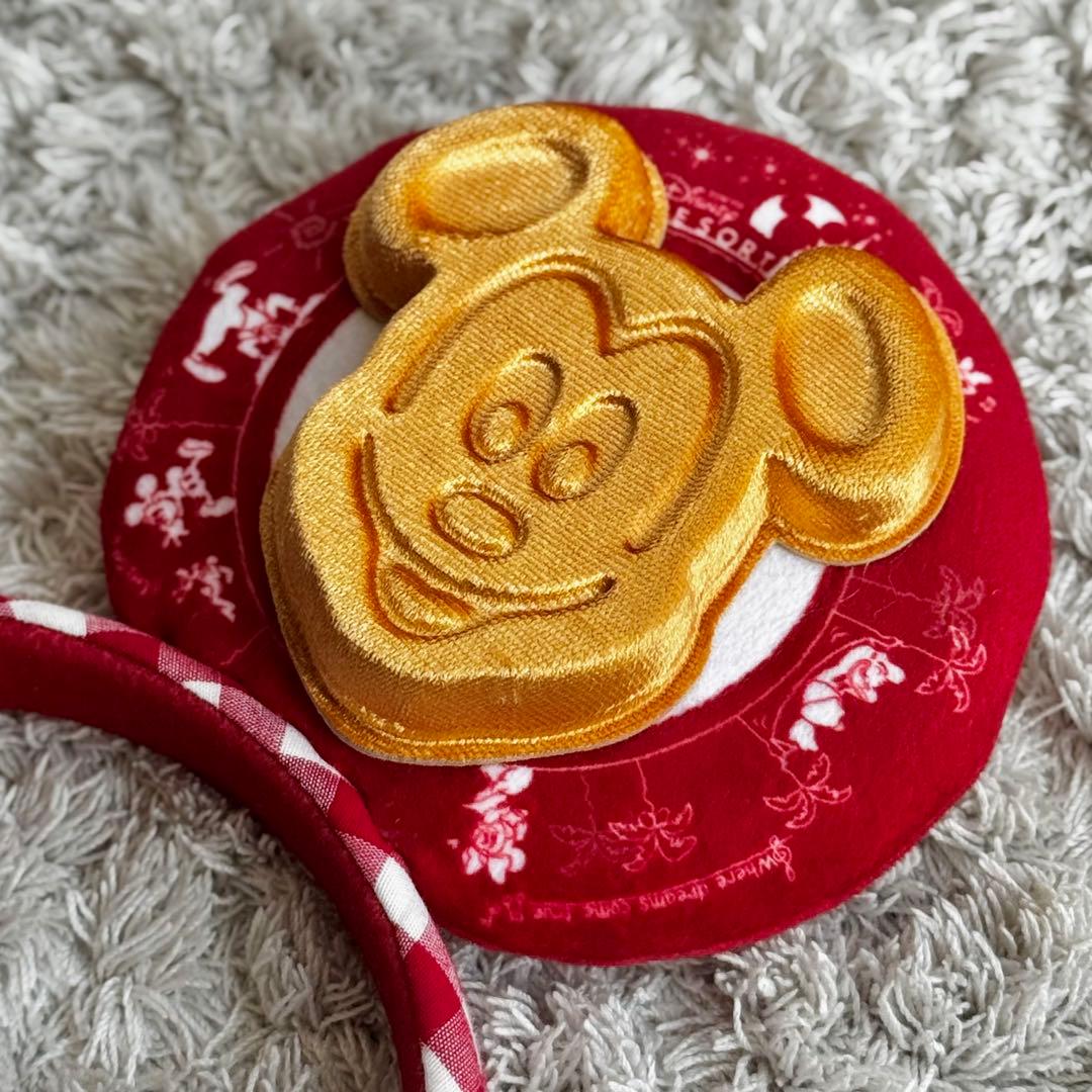 ディズニーミッキーワッフルカチューシャ