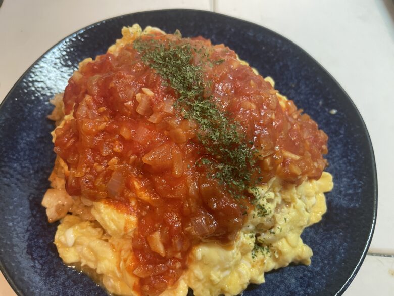 至高を超えたオムライス – リュウジのバズレシピメモ 作り方・コツ・感想It's a piece of cake