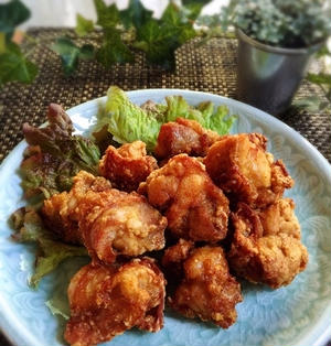 ピリ辛とり野菜みそ唐揚げ