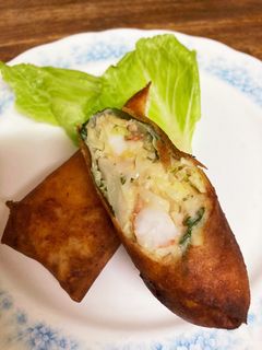 揚げない！包まない！刻まない！「えびとはんぺんのくるくる春巻き」簡単レシピ
