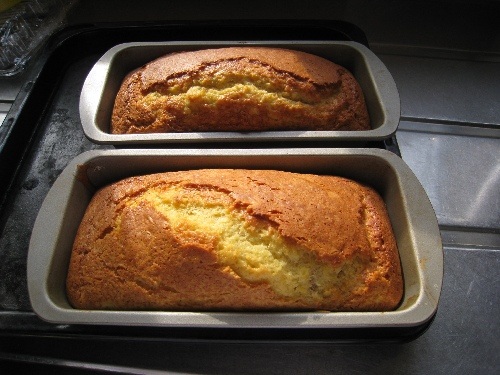 スクエアバナナケーキ