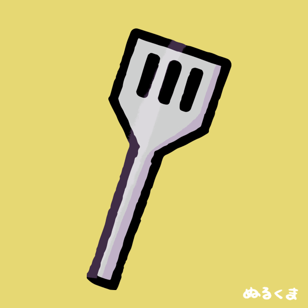 フライ返し シンプルイラスト フリー素材 – アイコン・イラストダウンロードサイト OWL STOCK -オウルストック