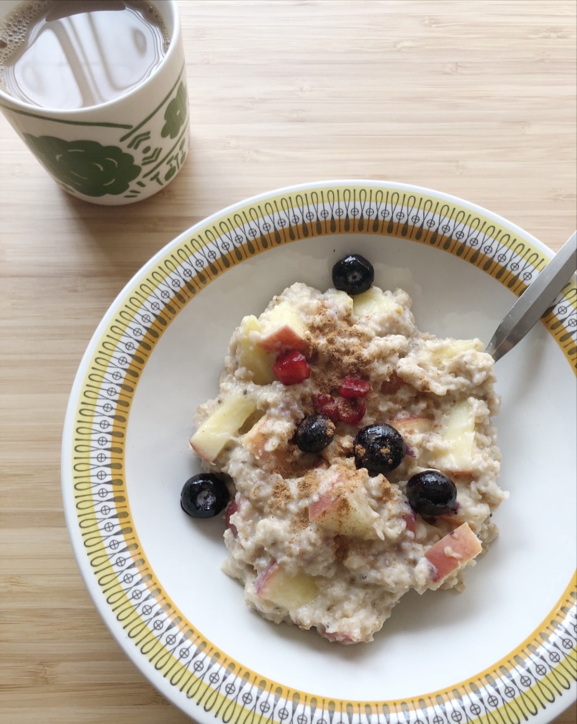 寒くなってきたので、いよいよ朝食ポリッジの出番がやってきました – アキさんの日記