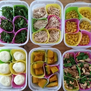 週末作り置き、5日分の冷凍弁当レシピ🌱