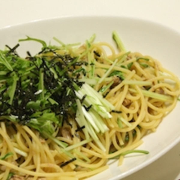 きのこたっぷりバター醤油スパゲティ