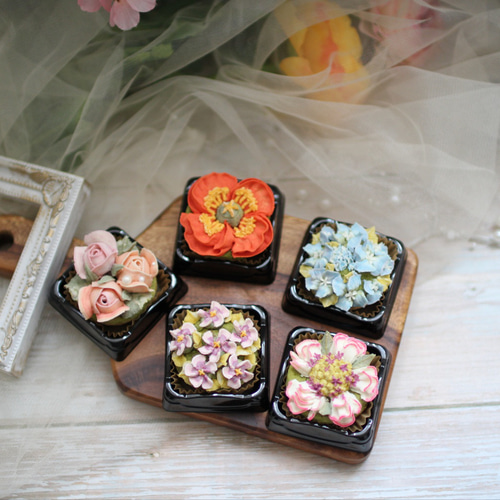 食べられるお花！身体に優しい！あんフラワークッキー！餡子で出来た可愛いお花のクッキー※グルテンフリー クッキー ちゃちゃねね 通販9399746Creema クリーマ