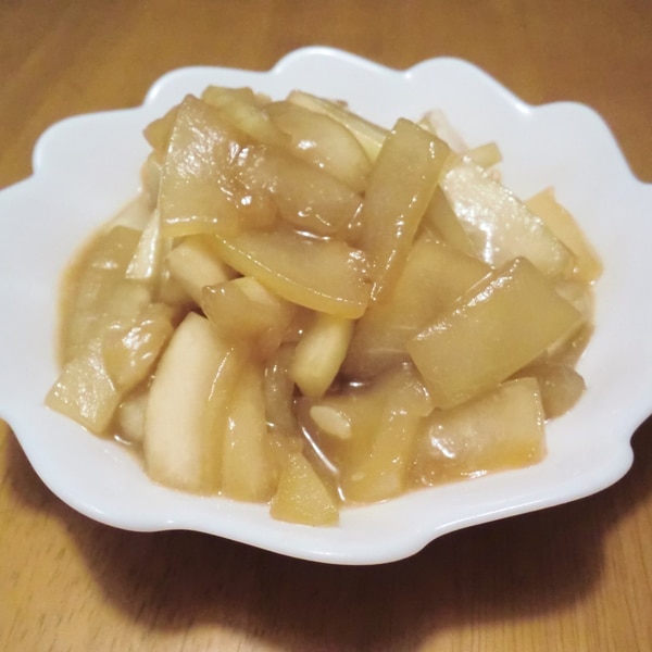 とろ〜りおいしい♪ 夕顔のかにかまぼこあんかけ