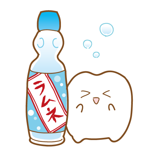 ラムネ瓶 ラムネジュース イラスト
