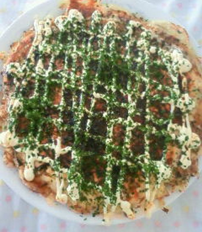 チーズがとろーり！キャベツたっぷり節約お好み焼き