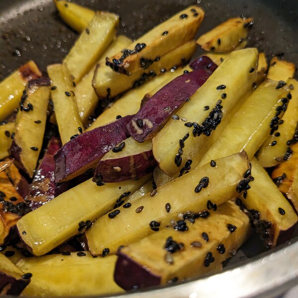 揚げない大学いも