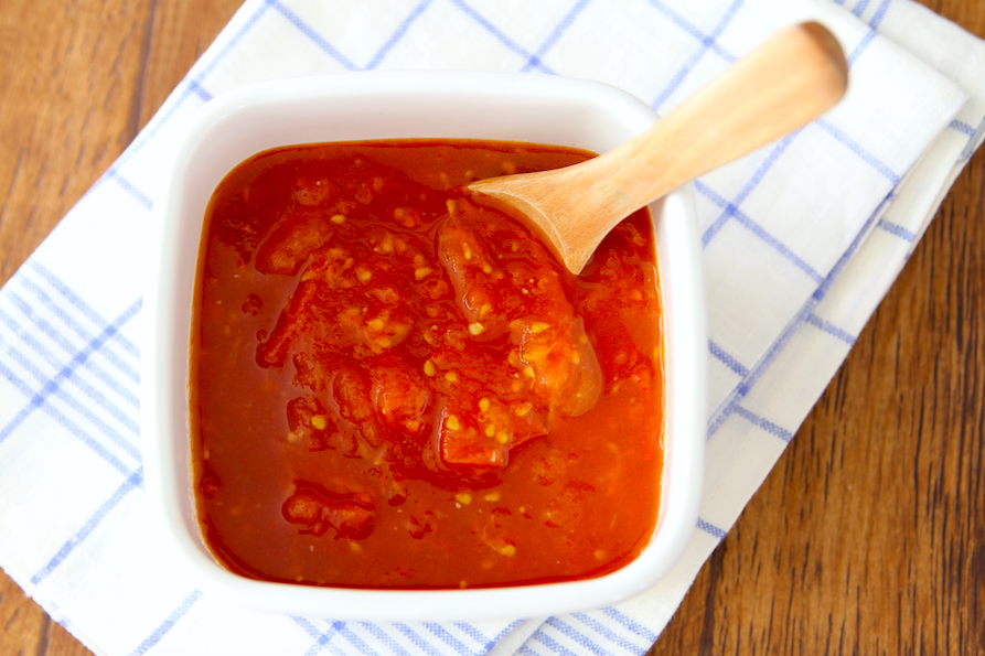 シソ大量消費・シソ玉ねぎトマトサラダ