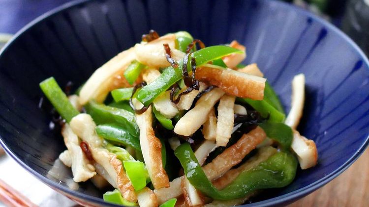 ちくわとピーマン塩昆布 レシピTikTok