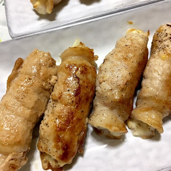 レンジで豚ばらのキャベツ巻き