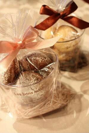 スノーボールクッキーのラッピング 中級編お菓子のラッピング