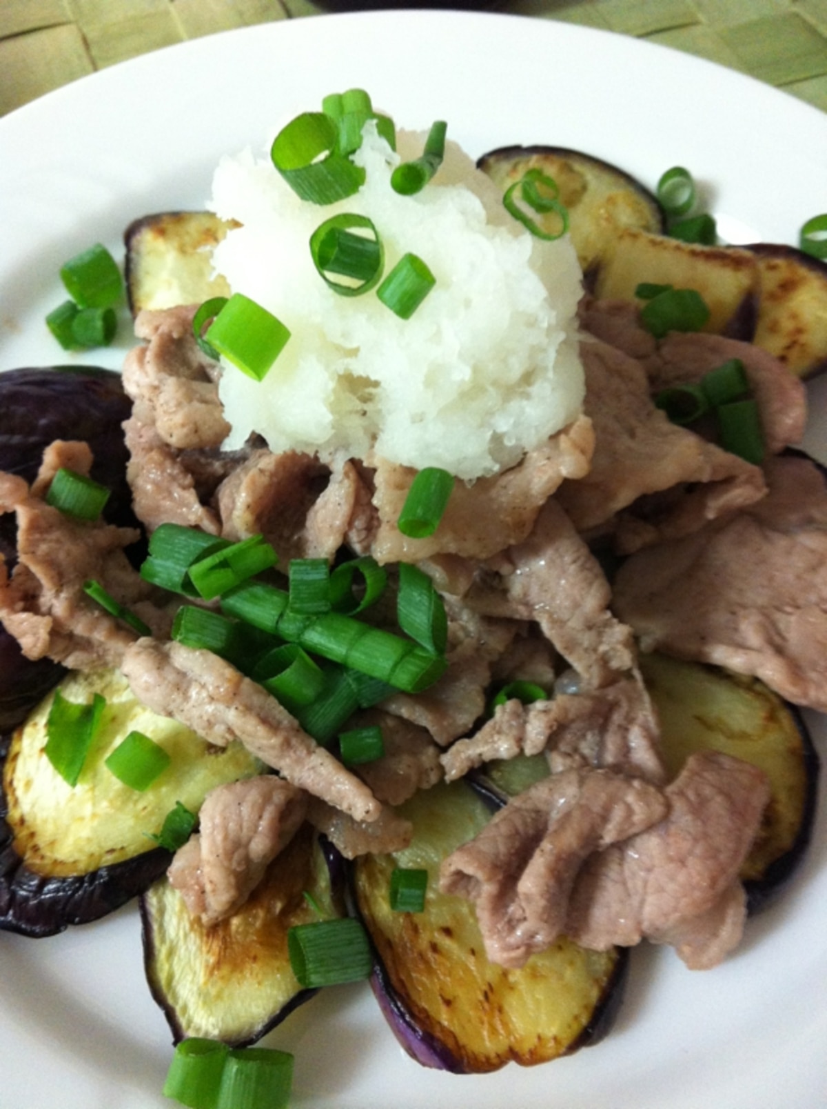 簡単すぎ☆豚肉と茄子のおろしポン酢 by ☆メグトラマン☆クックパッド簡単おいしいみんなのレシピが392万品