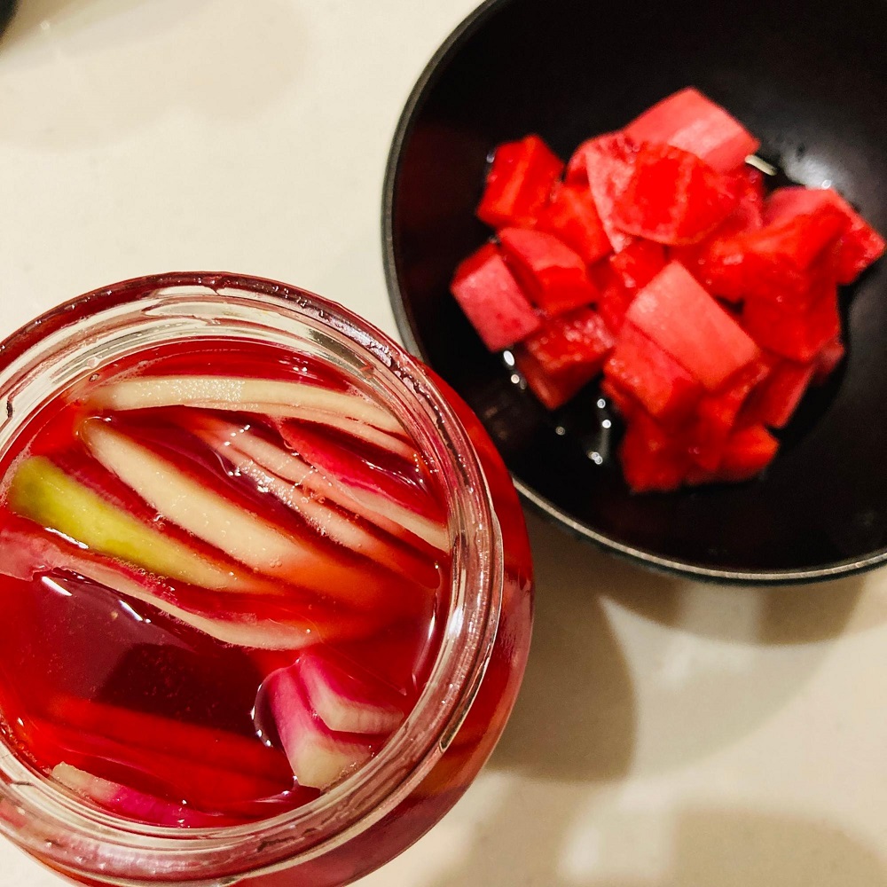 大根の甘酢漬け