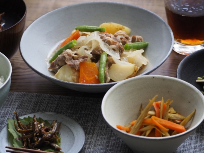 家庭料理の定番！ほっこり肉じゃが無農薬・有機野菜・無添加食材レシピ