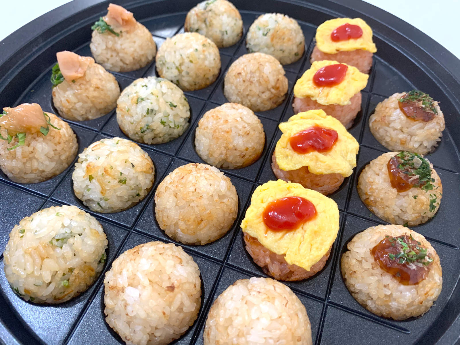たこ焼きの余った具材で！ごちそうおにぎり♪