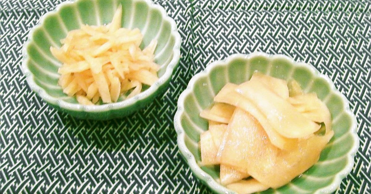 岩下の新生姜をめざした甘くない酢しょうが