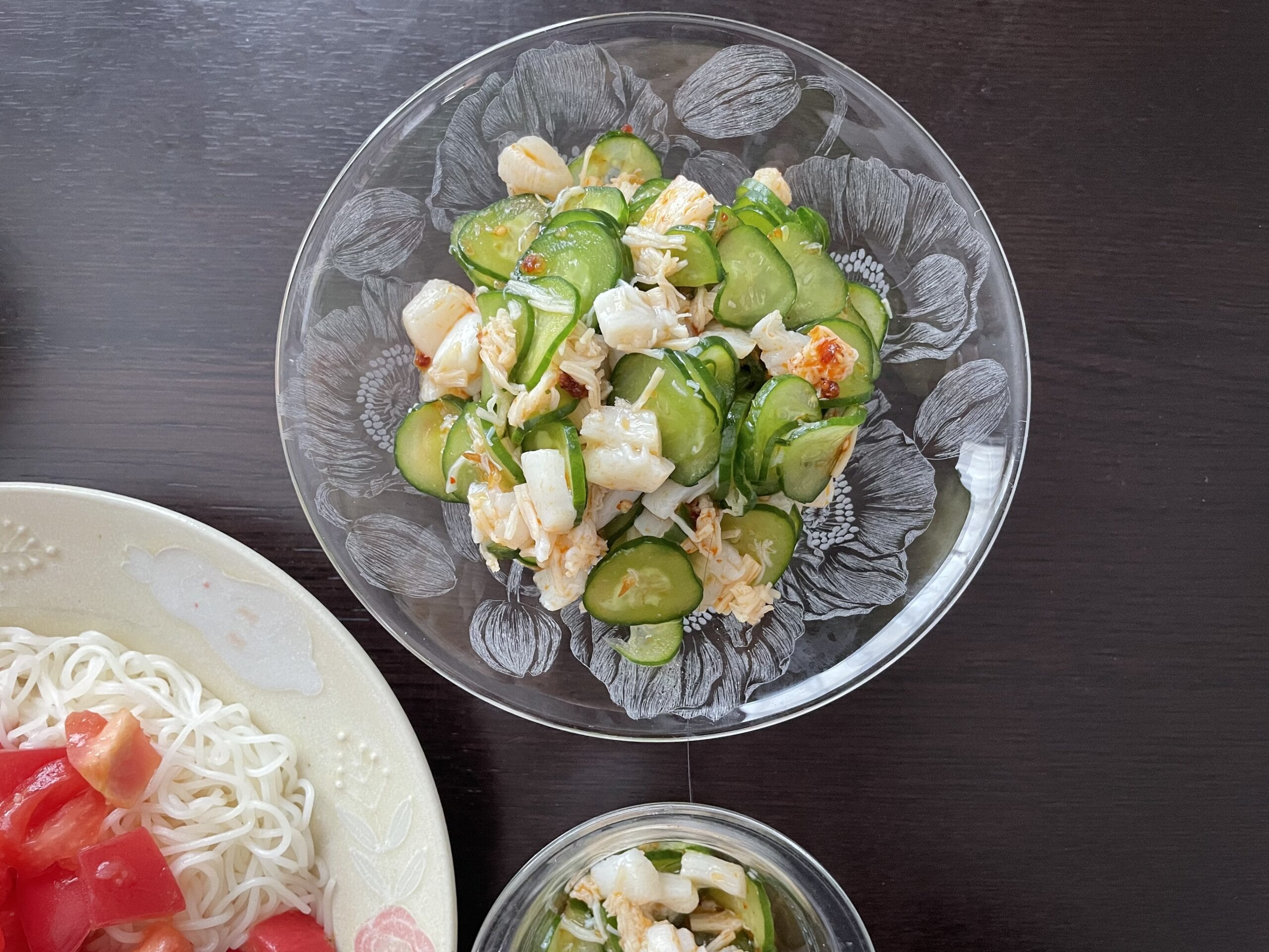 超簡単⭐食べるラー油でピリ辛きゅうり