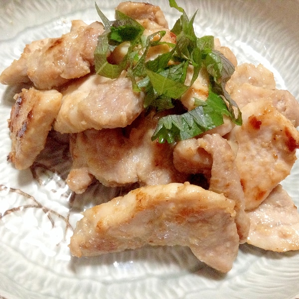 やみつき 豚の塩麹生姜焼き