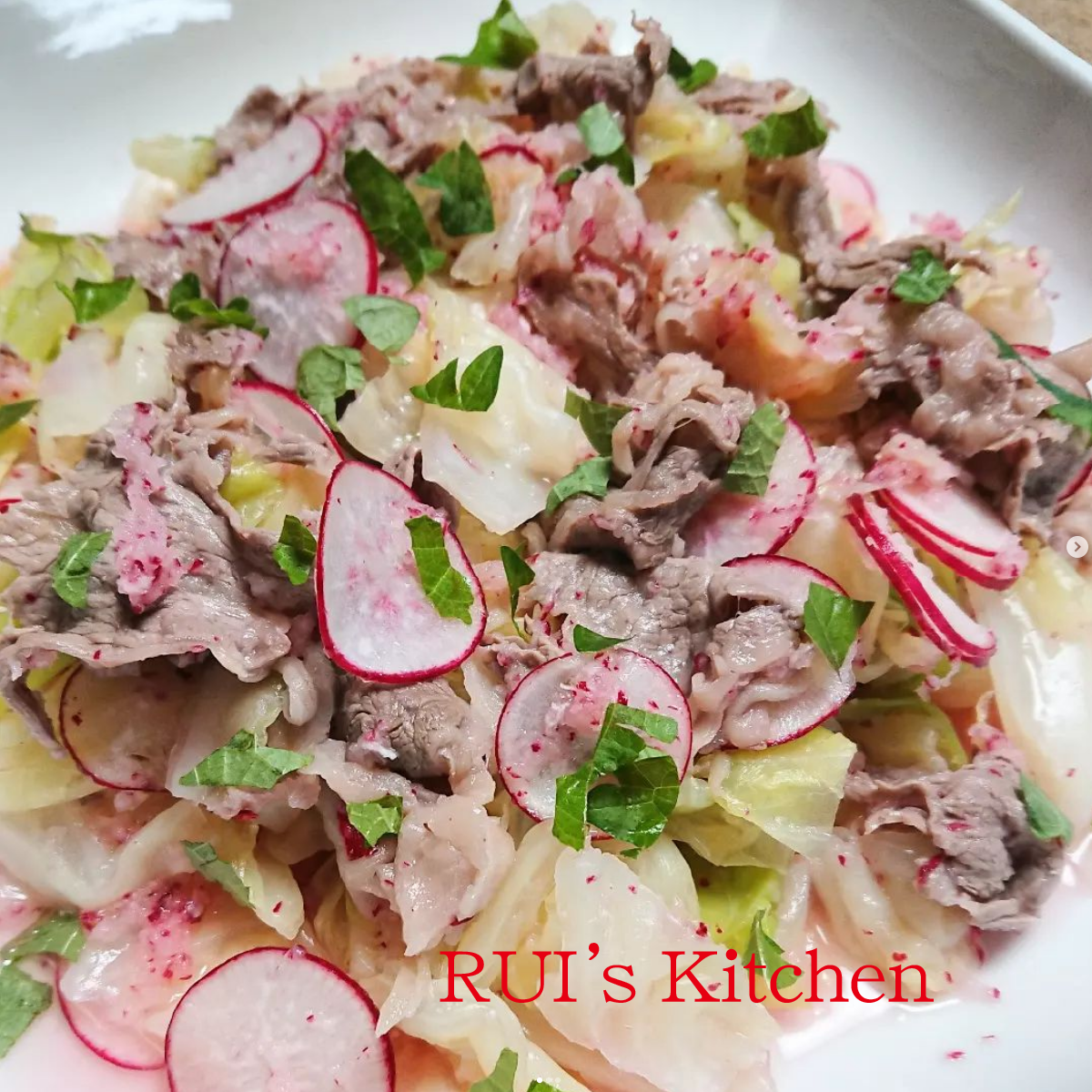 「青空レストラン」ラディッシュの和風サラダ