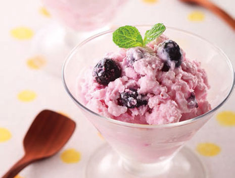 ブルーベリーヨーグルトアイス