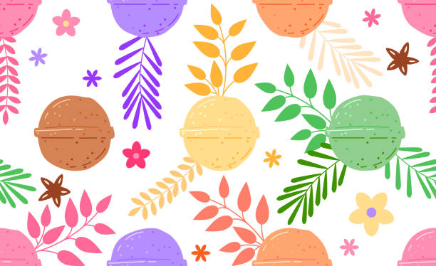 バスボムベクトル分離イラストとレタリングPremiumベクトル素材