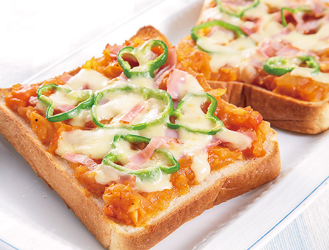 ハラペーニョのピザトースト