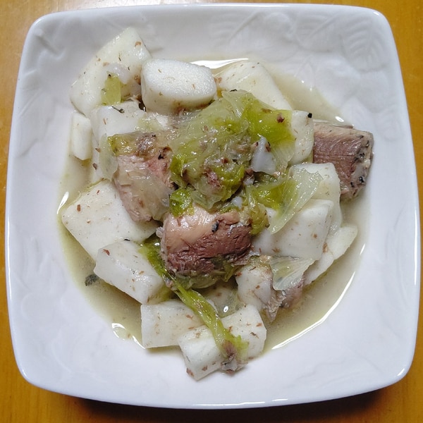 缶詰レシピ いわし水煮とトマトのオーブン焼き高木商店の缶詰レシピ