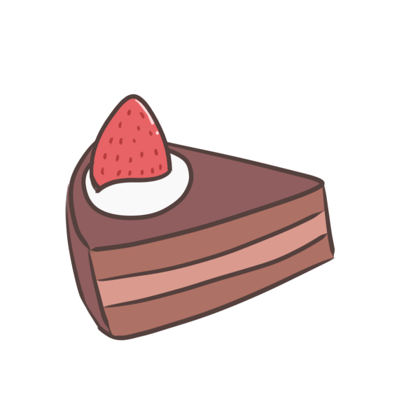 ショートケーキ いちごとチョコ イラスト - No: 24759324無料イラスト・フリー素材なら「イラストAC」