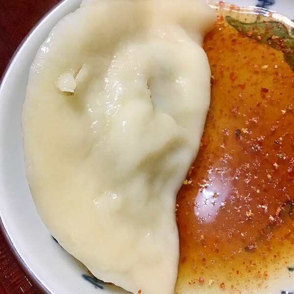 万能ニラだれプリプリ海老のニラだれ水餃子