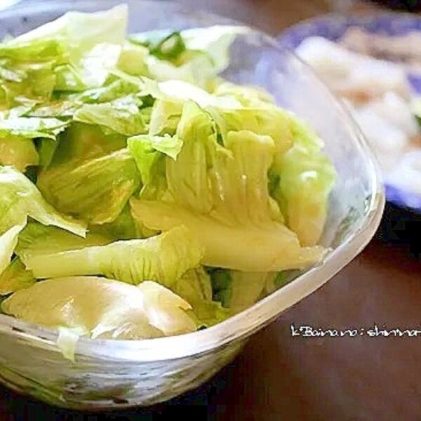 鯛とレタスの洋風煮魚 白だし使用