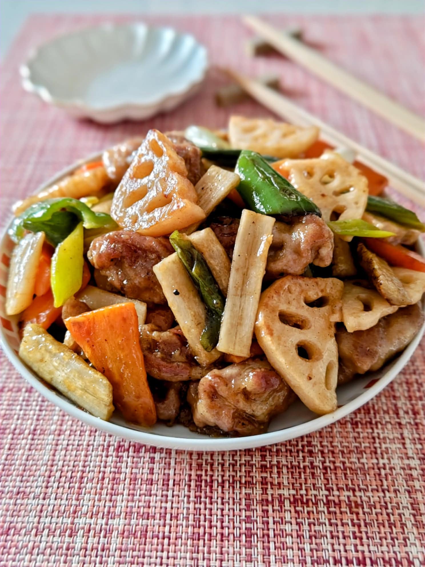 レシピ詳細 ごぼうと豚肉の甘酢炒め 美味食彩平和堂のWEB COOKING CARDメニュ