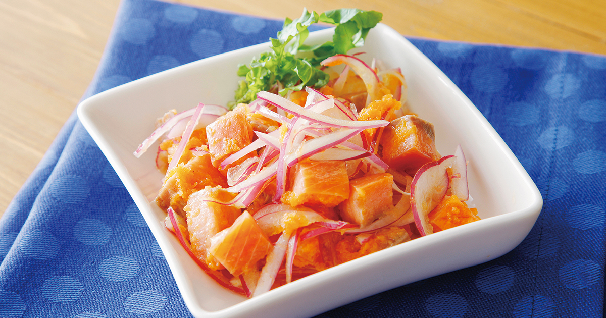 辛くない！赤玉ねぎのマリネ