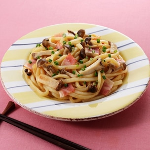 これだけで美味しい！白だしの焼きうどん