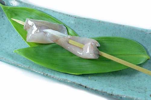 おつまみに エンペラとげそ炒め