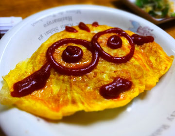 オムライスにケチャップで絵を描くひよこ人間ぴよ公式ブログ