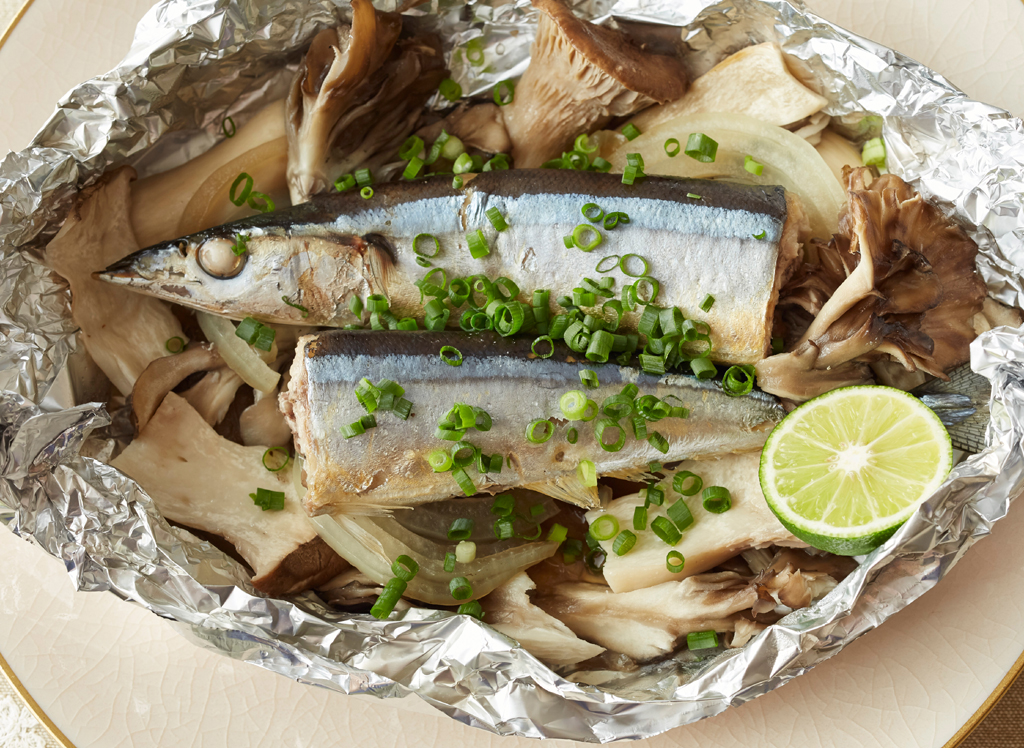 さんま アルミホイル フライパン焼き方TikTok