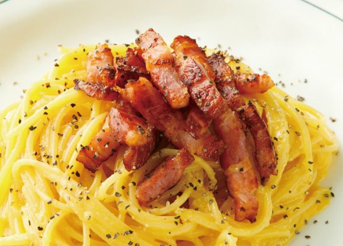 濃厚な仕上がり♪ 牛乳で作るカルボナーラ