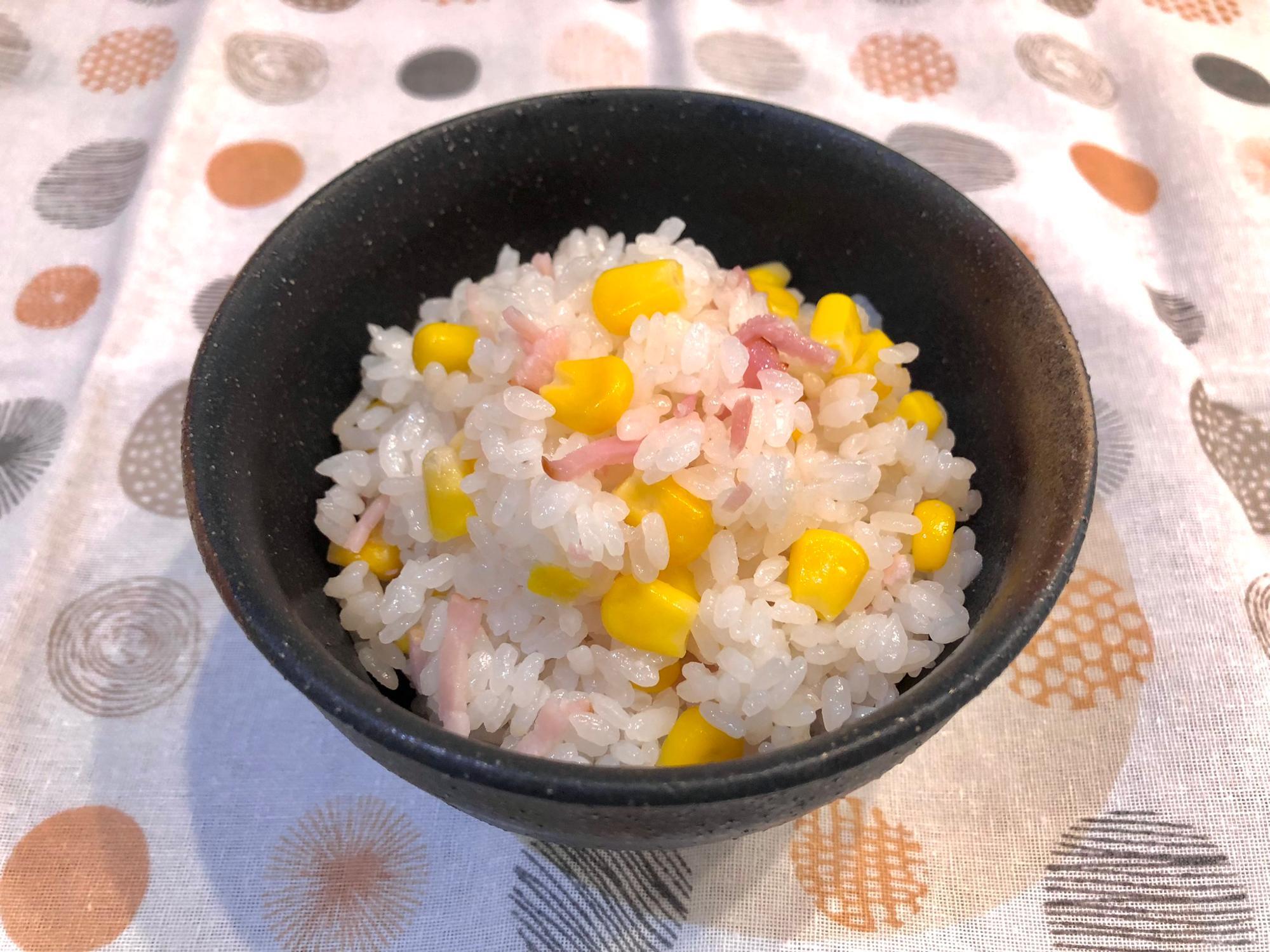 お弁当の彩に ハムコーンチーズマヨの作り方。電子レンジでOKひだまり夫婦