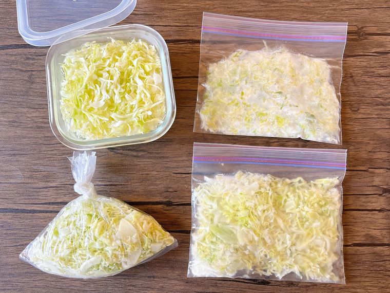 料理の基本！ 千切りキャベツの保存方法