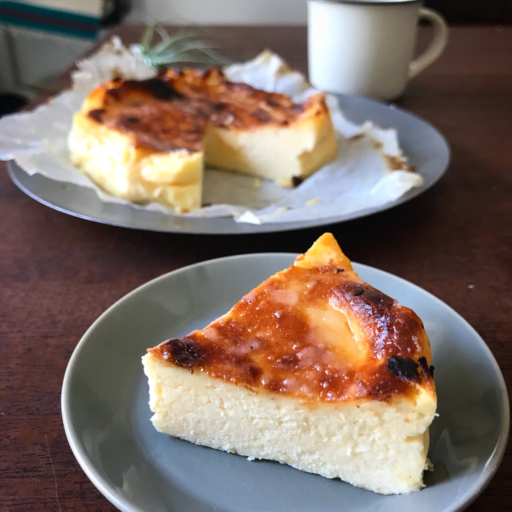 山本ゆりさん 『バスク風チーズケーキ』 作ってみた白米