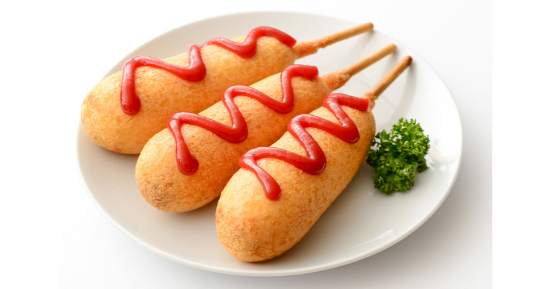 揚げないアメリカンドッグ